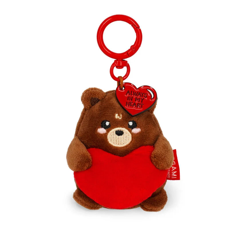 [SPK0006] PLUSH KEY RING – SUPER SOFT! Ours coeur