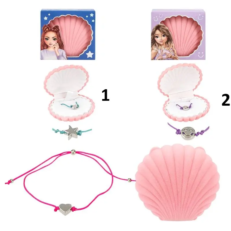 Top Model coquillage bijoux