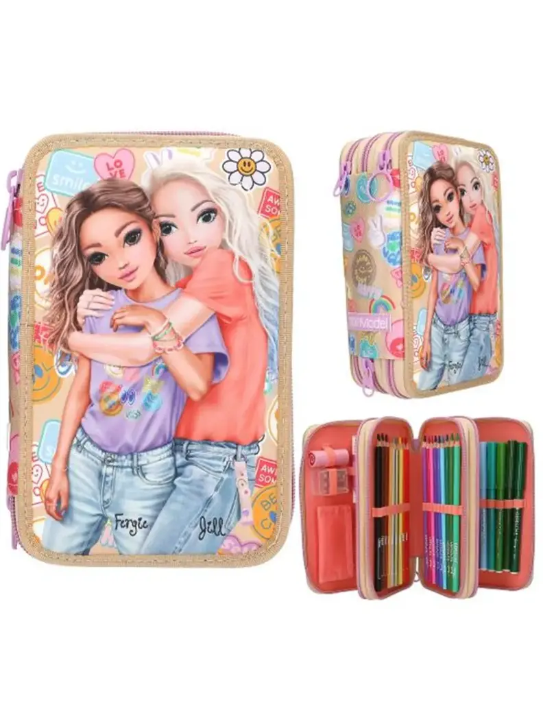 TOPModel Trousse 3 niveaux GIRL POWER