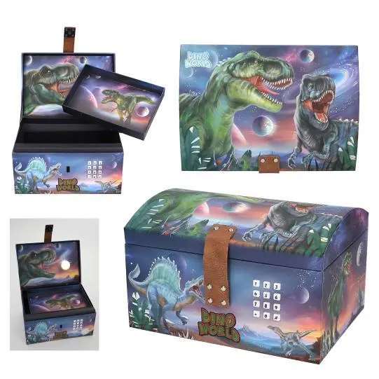 Dino World Coffre à trésor avec code