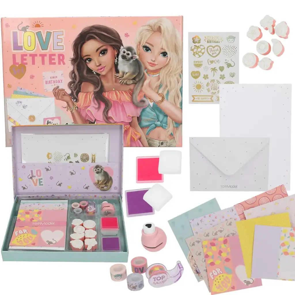 Topmodel set de lettres d'amour