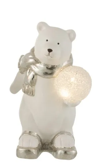 [16594] OURS POL LED DEB CE B/A S ASS2 (25x14x23cm)