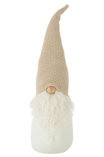 PERE NOËL POLY BEIGE LARGE (17x17x57cm)