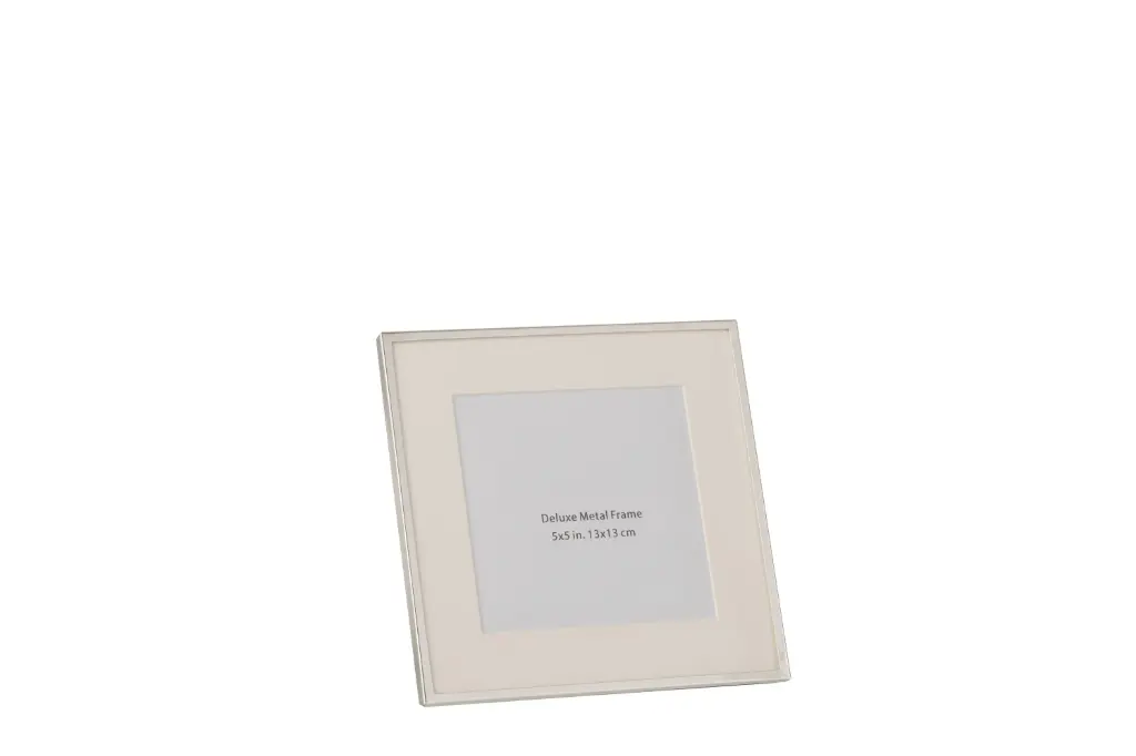 [27380] CADDRE PH PP BORD FIN 13X13 METAL ARGENTE (18x11.5x18cm)