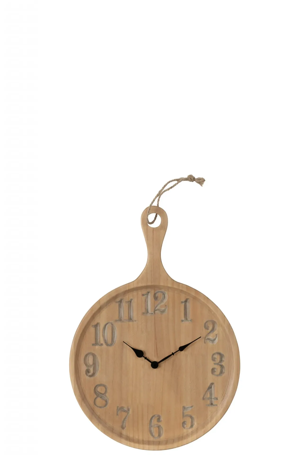HORLOGE MURALE PLAN PIN NAT S (40x4.5x57cm)