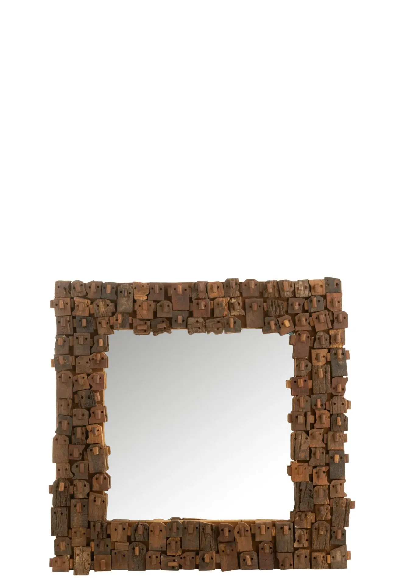 MIROIR BOIS RECY/MIR NOI/NAT S (90x5x90cm)