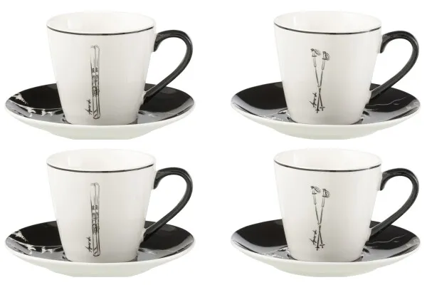 B/4 TASSE THE+SS-TAS NOI/BLA L (13.8x13.8x7.5cm