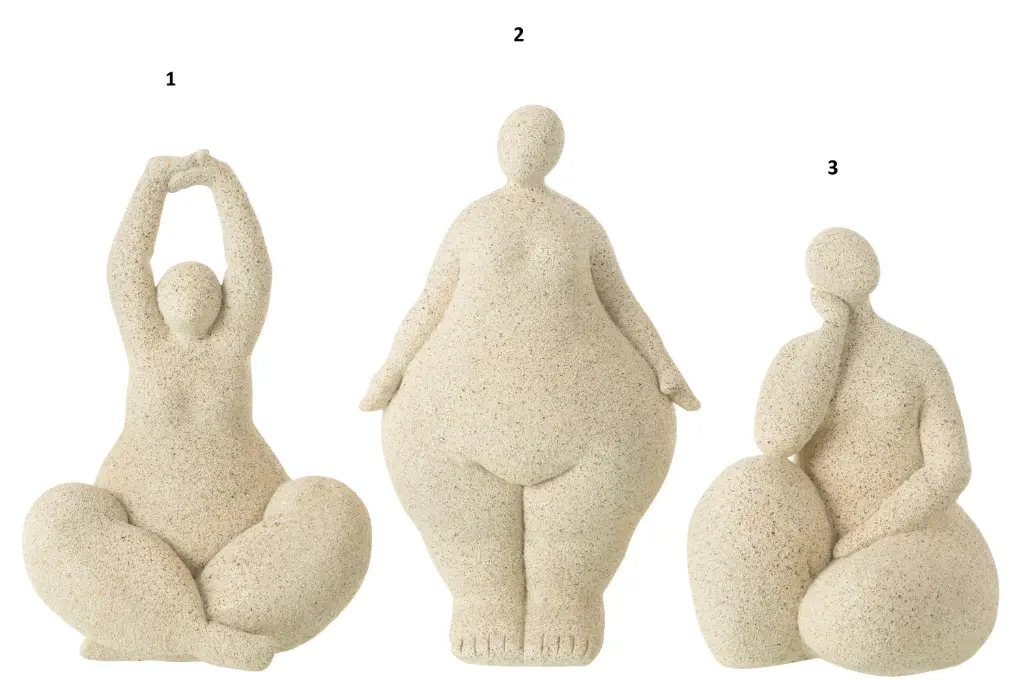 FEMMES MODERNE RESI BEI L ASS3 (17.5x15x24.5cm)