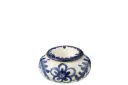 Cendrier Granada Céramique White/Cobalto Blue Large  (14x14x7cm)