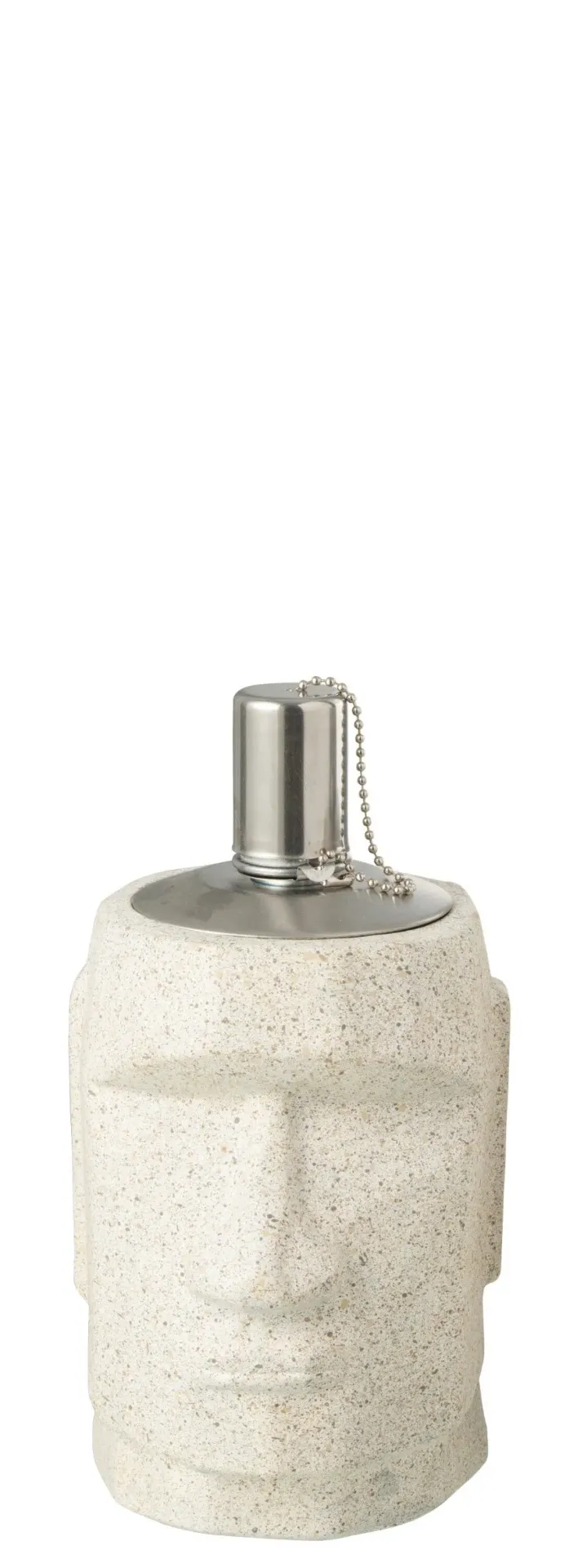 [53118] BRASERO MOAI CIMENT GRIS (11.5x12.5x20.5cm)