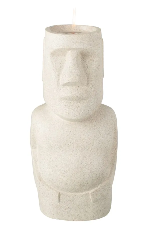[53121] BRASERO MOAI MGO GRIS (28x22x61cm)