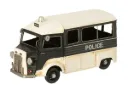 BUS DE POLICE ANTIQUE METAL NOI/BLA (28x14x16cm)