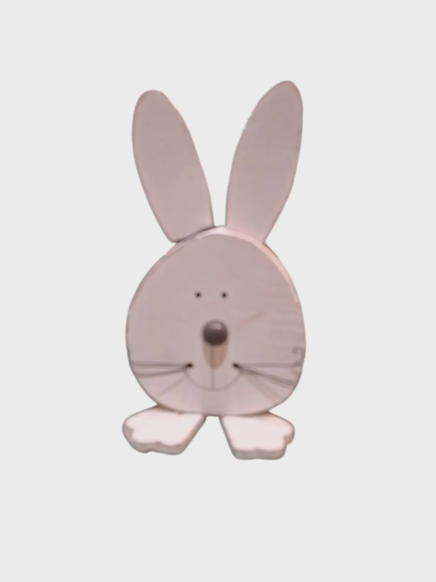 [60737] LAPIN DECO BS NAT/BLA S 17X10X5CM ASS2