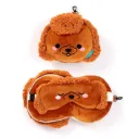 Coussin de voyage  et masque yeux Caniche