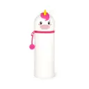 TROUSSE À CRAYONS EN SILICONE 2 EN 1 - KAWAII –LICORNE