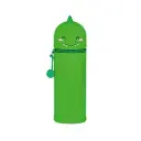 TROUSSE À CRAYONS EN SILICONE 2 EN 1 - KAWAII – DINO