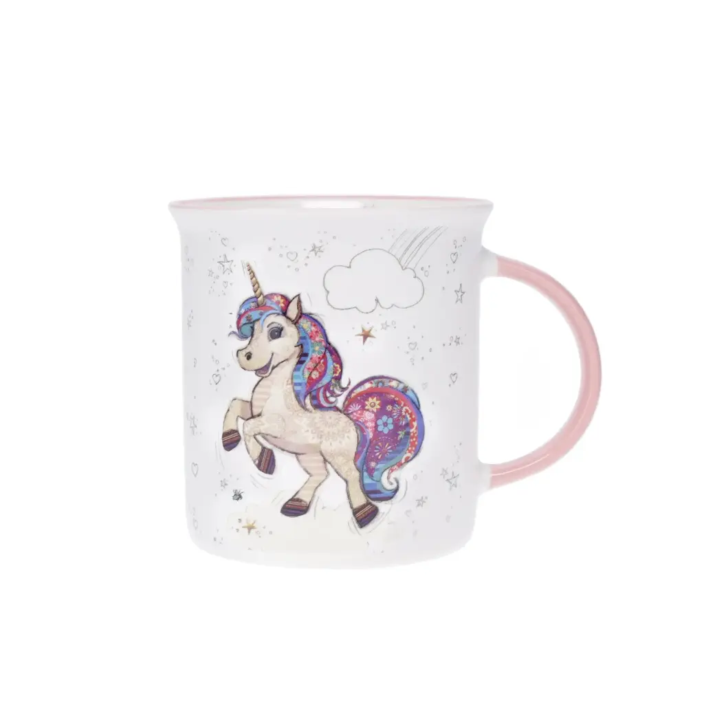 [POMUG21U215] MUG TIMBALE DROIT M 320 ML KOOK LICORNE