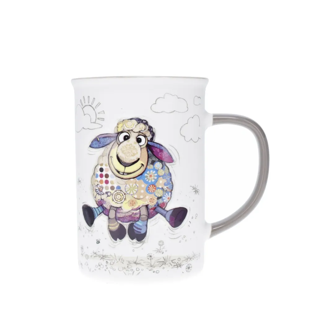 MUG TIMBALE DROIT L 360 ML KOOK MOUTON