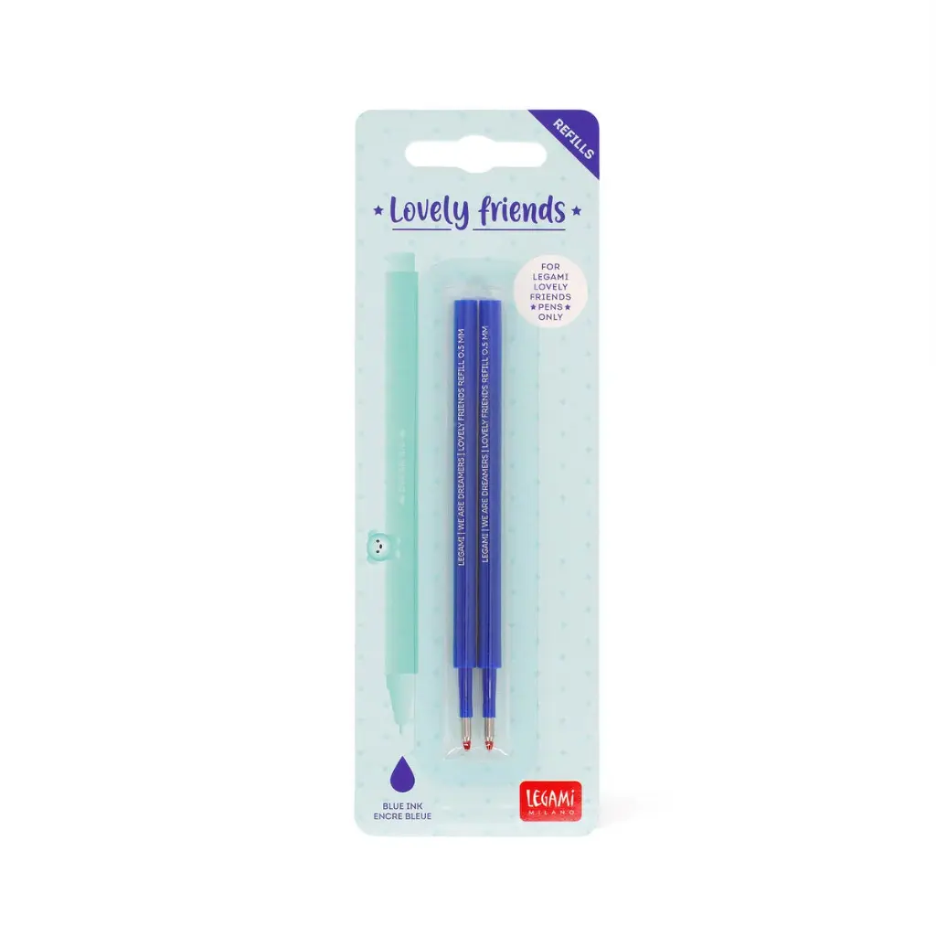 [REFEP0005] Set de 3 Recharges pour Stylo Effaçable - Encre bleue - Erasable Pen