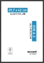 Cadre alu accent noir A3 29,7X42