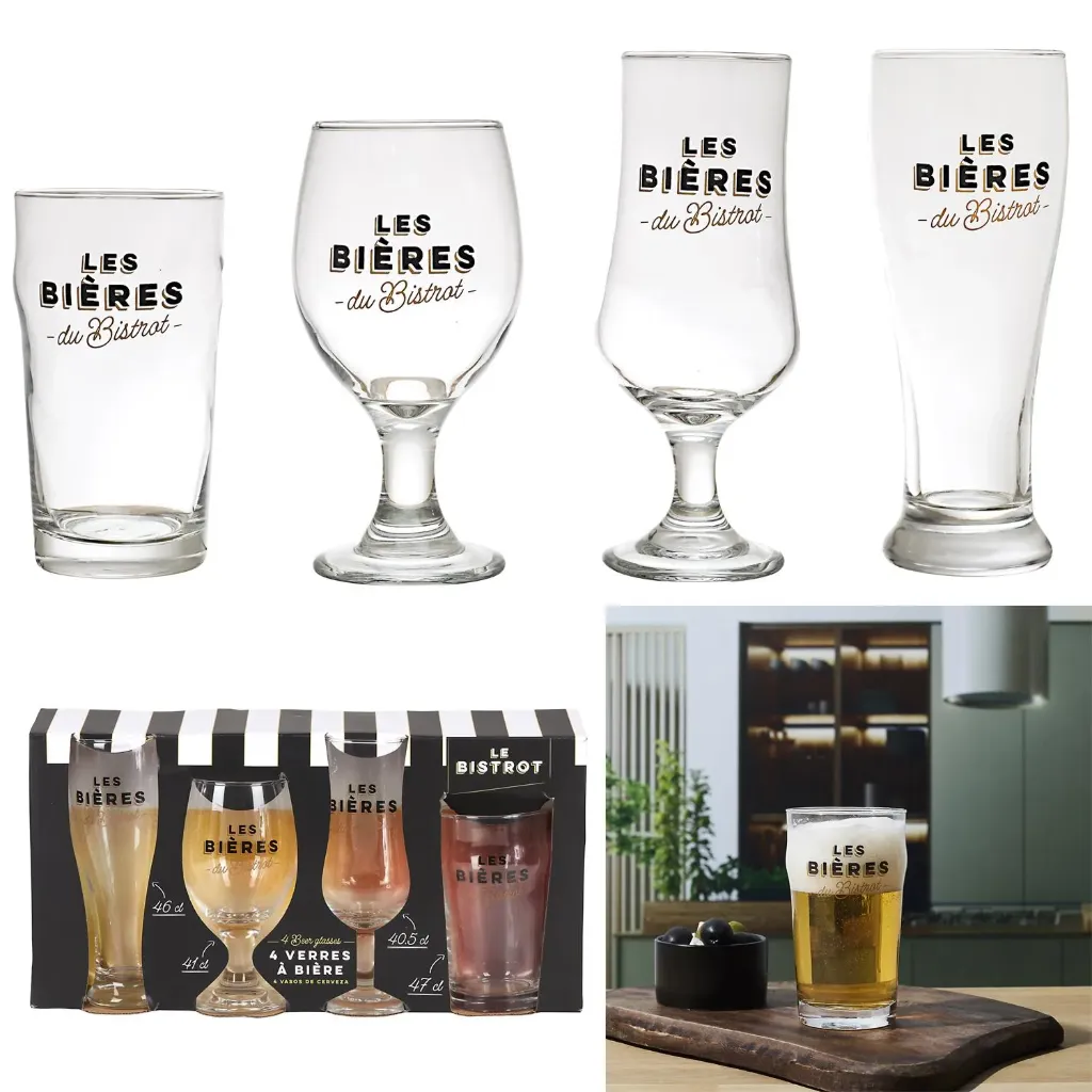 [KA0625] COFFRET VERRES A BIERE X4 M6
