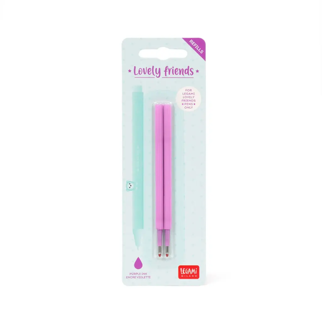 [REFP0009] Set de 3 Recharges pour Stylo Effaçable - Encre violette - Erasable Pen