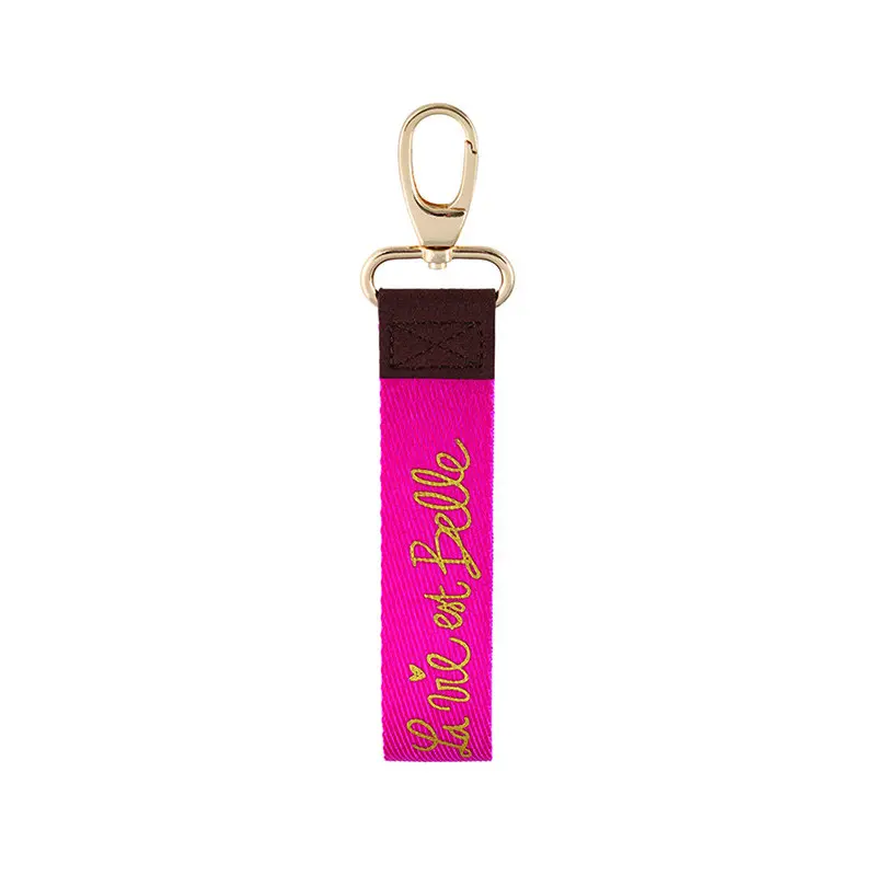 Porte-clés CESAR La vie est belle framboise