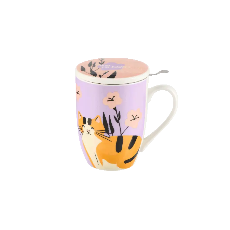 [P058-C158020] Tisanière TUDOR (+ filtre) Chat va bien