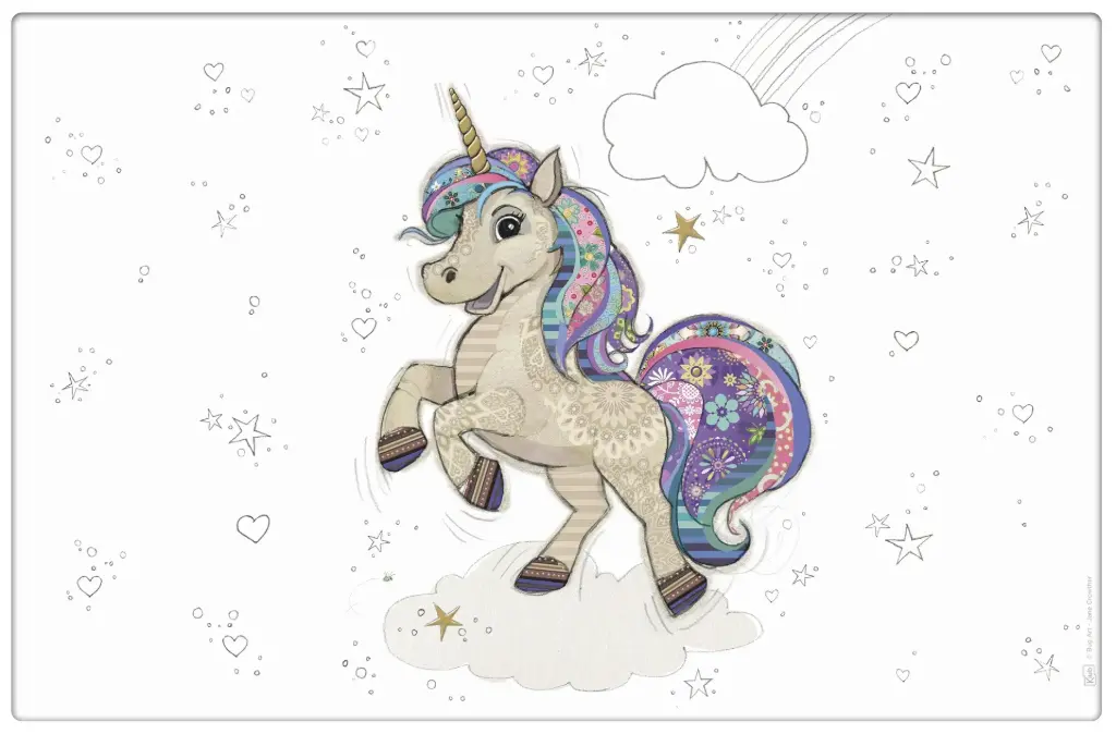 [STA21U27] set de table licorne