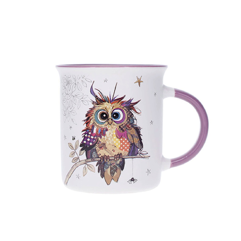 [POMUG21U207] MUG TIMBALE DROIT M 320 ML KOOK BEBE CHOUETTE
