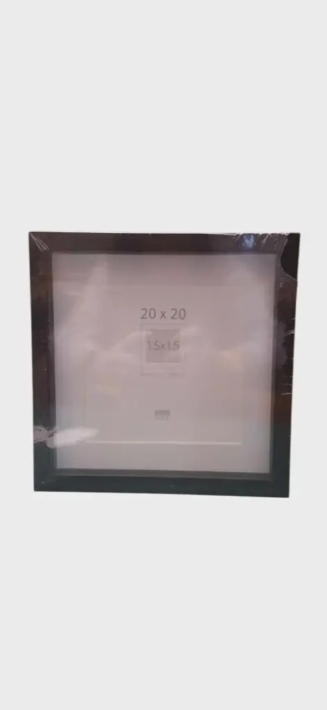 [S223K2 20X20] Cadre boitier noir 20x20 pp 15x15