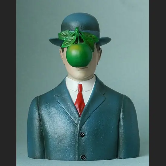 Statuette De Collection Magritte - Le Fils De L'homme