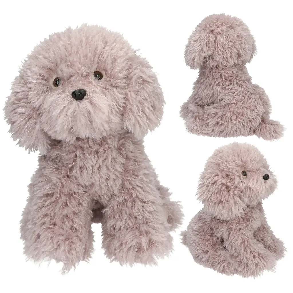 [14059] TOPModel Peluche chien Luna beige 30 cm