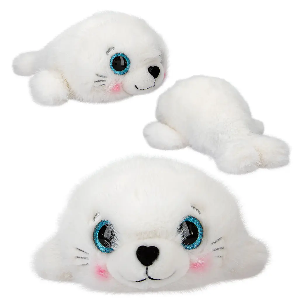 Princesse Mimi Peluche phoque blanc ROBBY 30cm