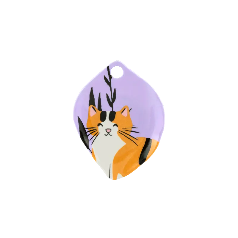 [P058-M011780] Repose-sachet feuille Chat va bien