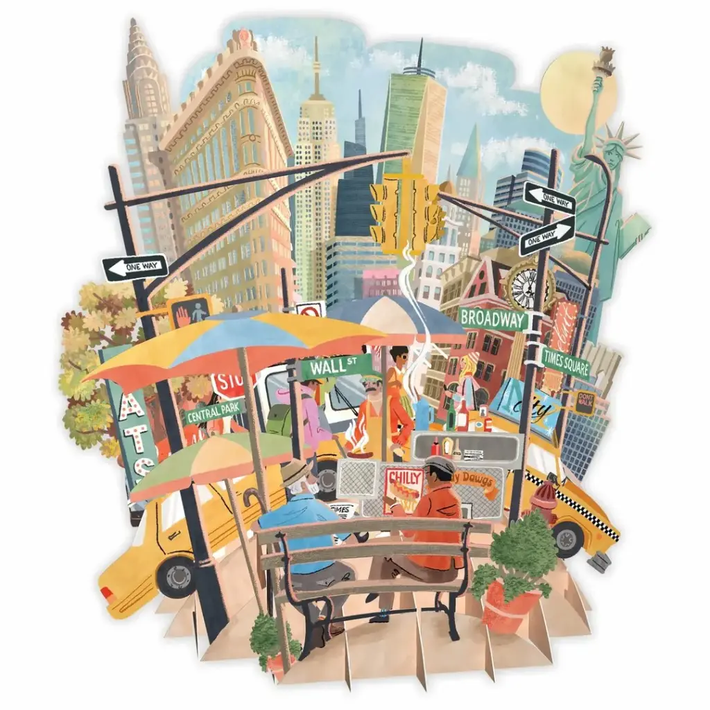 [TW067] carte 3D pop up New york
