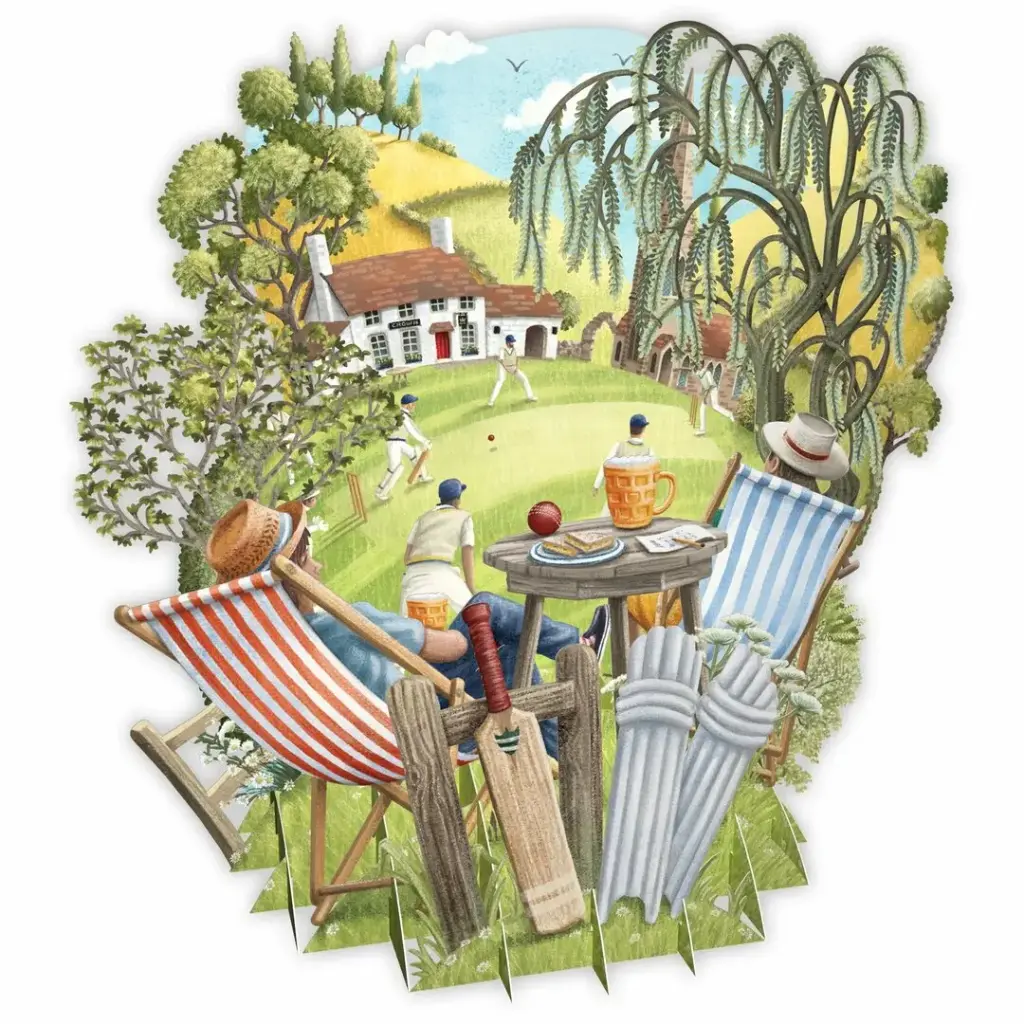 Carte 3D croquet provence POP UP