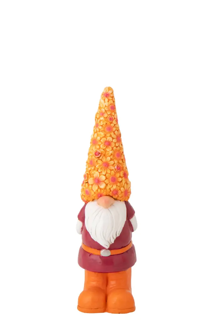 Lutin Chapeau Fleuri Magnésium Multi Medium (19x15x61cm)
