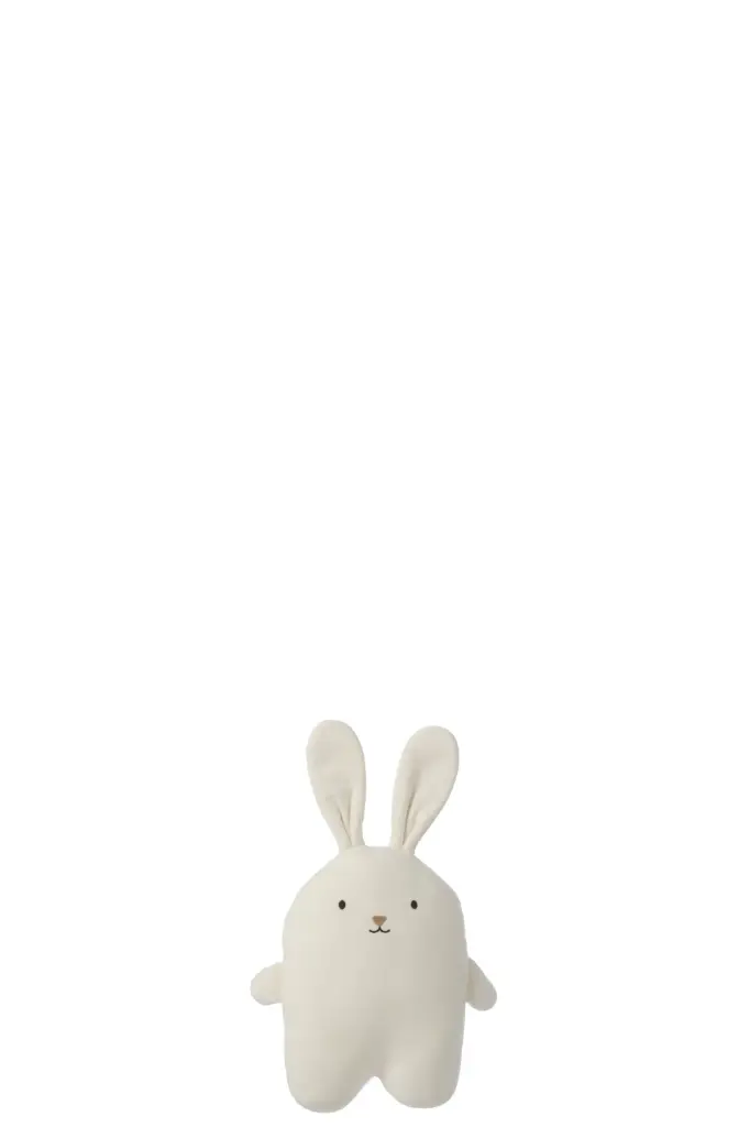 Lapin Polyester Blanc Small (42x20x11cm)