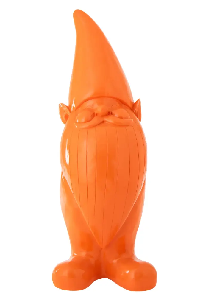 [64722] Lutin Résine Orange Large (56x54x142cm)