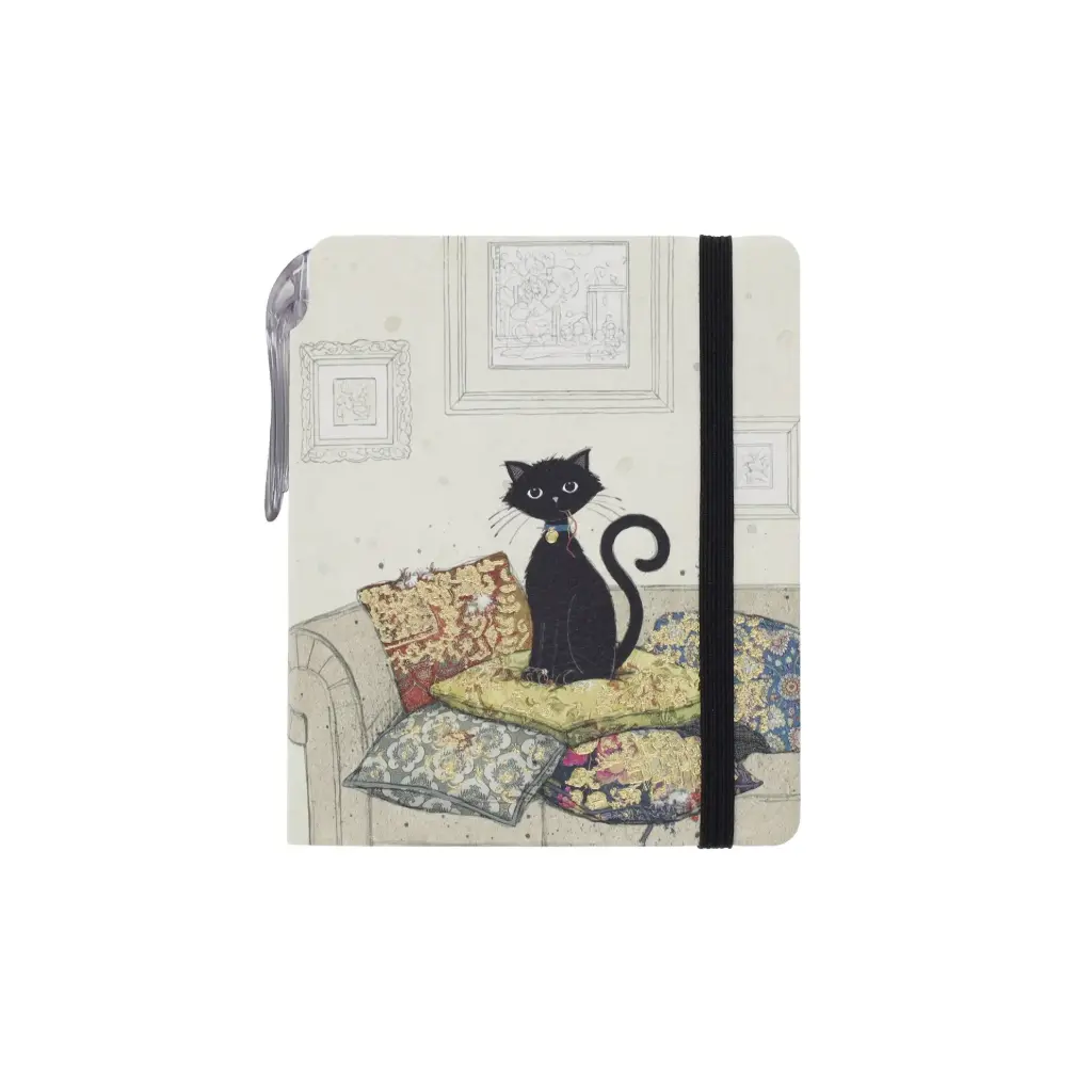 NB LIGNE A7 PU RECYCLE AVEC STYLO BUG ART CHAT ET COUSSINS