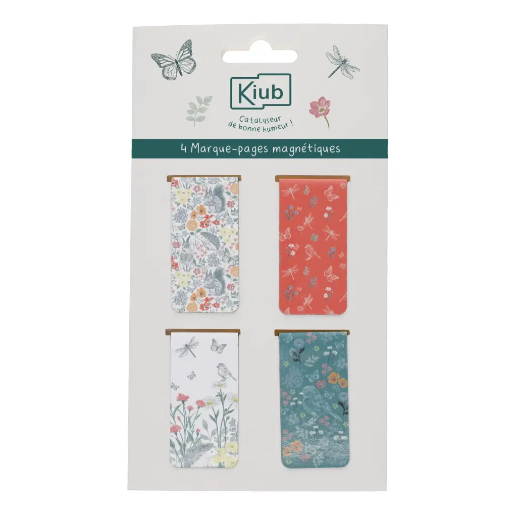 MARQUE PAGES MAGNETIQUES L EN DISPLAY JARDIN DES MERVEILLES