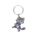 PORTE CLE EN FORME EN METAL KOOK CHATON DANSE