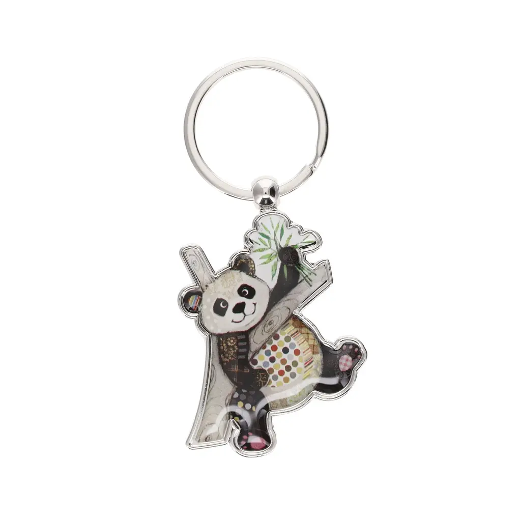 PORTE CLE EN FORME EN METAL KOOK PANDA