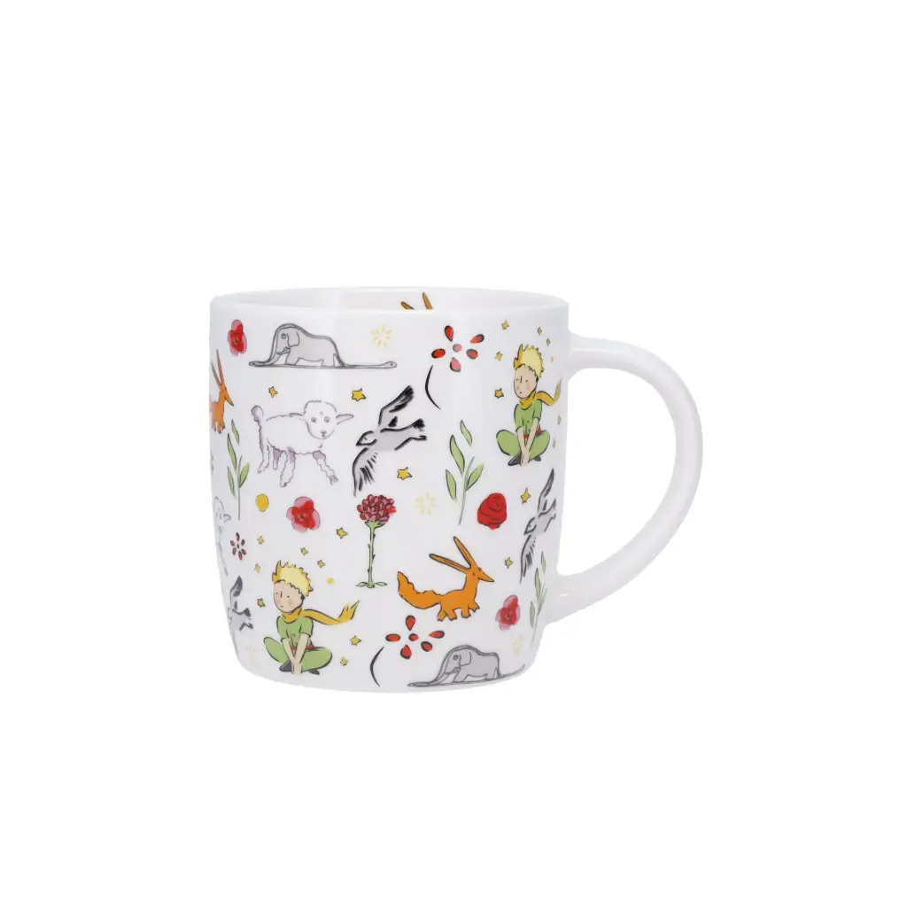 MUG ARRONDI DROIT 350 ML + BOITE OUVERTE LE PETIT PRINCE LIBERTY
