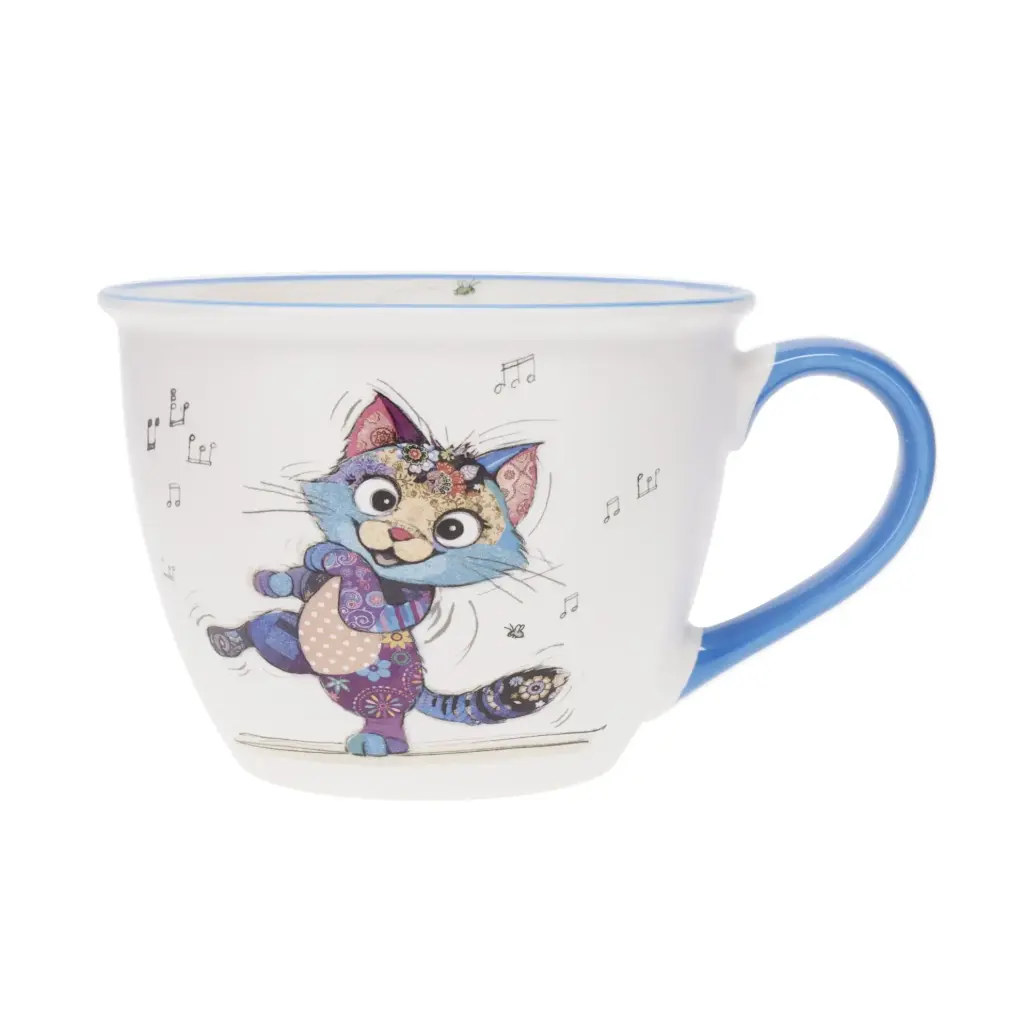 BOL TIMBALE A ANSE 550 ML KOOK CHATON DANSE