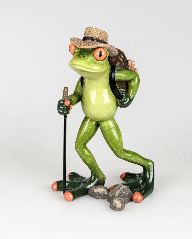 [7 17 77 1] Grenouille randonneur 17cm