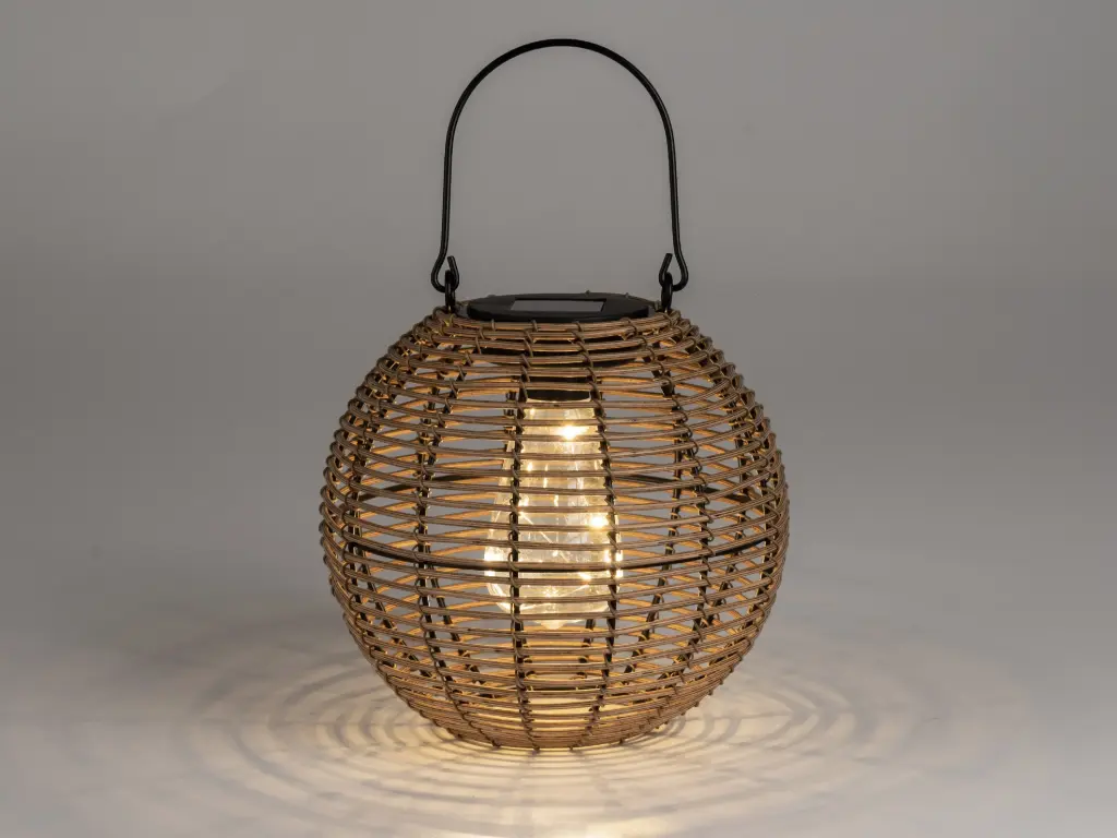 [5 51 26 9] Lanterne ronde solaire 19cm