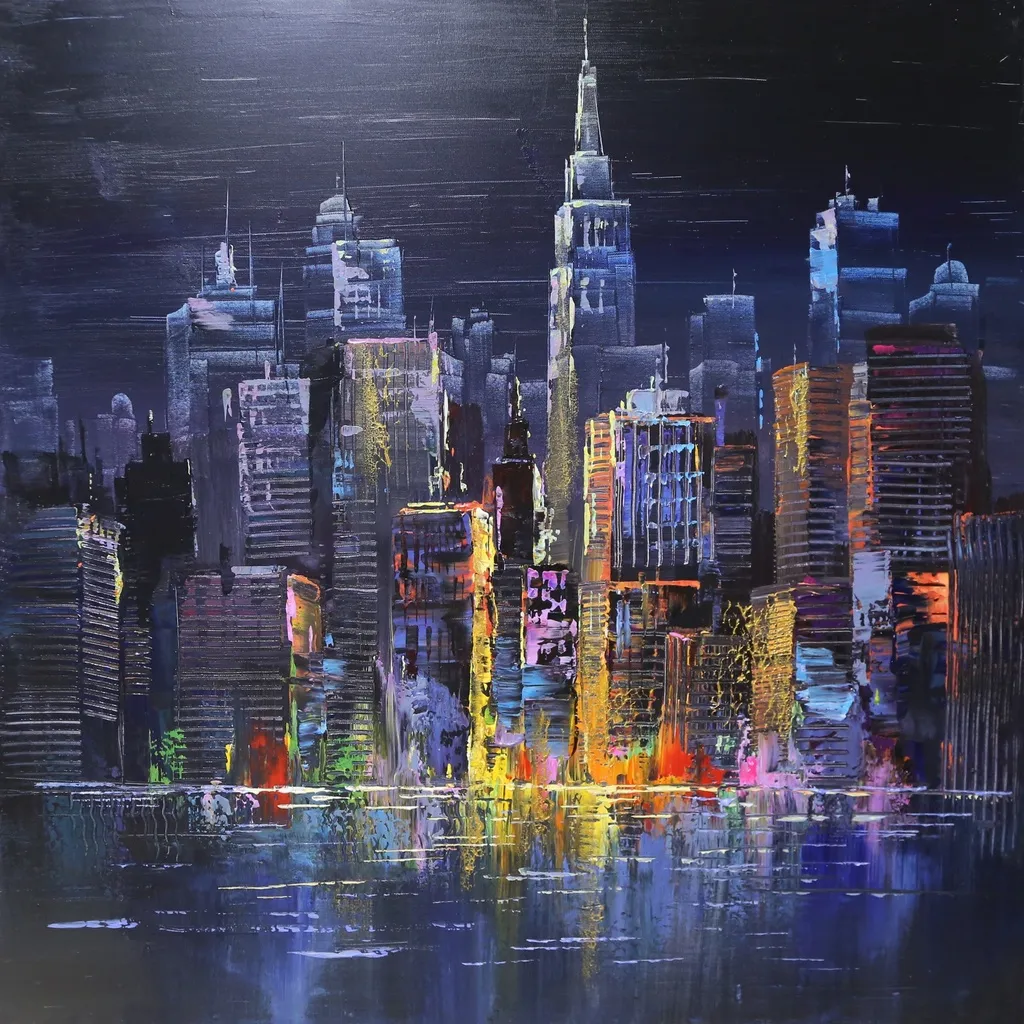 Tableau Sur Toile La Ville