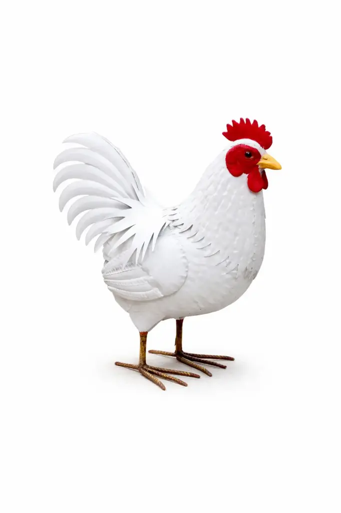 Poule métal